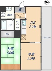 エスポールシバタの物件間取画像